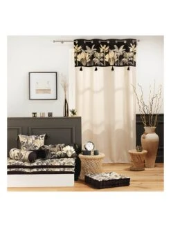 Polsterauflage "Nature Originelle" In Schwarz/ Weiß -Heimtextil Geschäft douceur dinterieur polsterauflage nature originelle in schwarz weiss 3