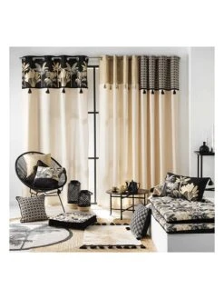 Polsterauflage "Nature Originelle" In Schwarz/ Weiß -Heimtextil Geschäft douceur dinterieur polsterauflage nature originelle in schwarz weiss 4