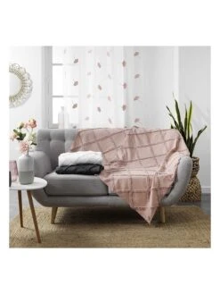 Überwurf "Eden Blush" In Weiß -Heimtextil Geschäft douceur dinterieur uberwurf eden blush in weiss 2