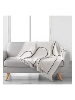 Überwurf "Kenya Lodge" In Creme/ Schwarz