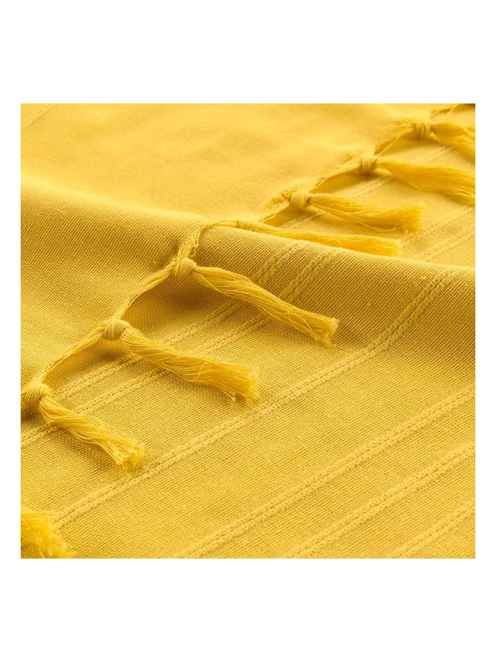 Überwurf "Lilia" in Gelb Überwurf "Lilia" In Gelb -Heimtextil Geschäft douceur dinterieur uberwurf lilia in gelb 3