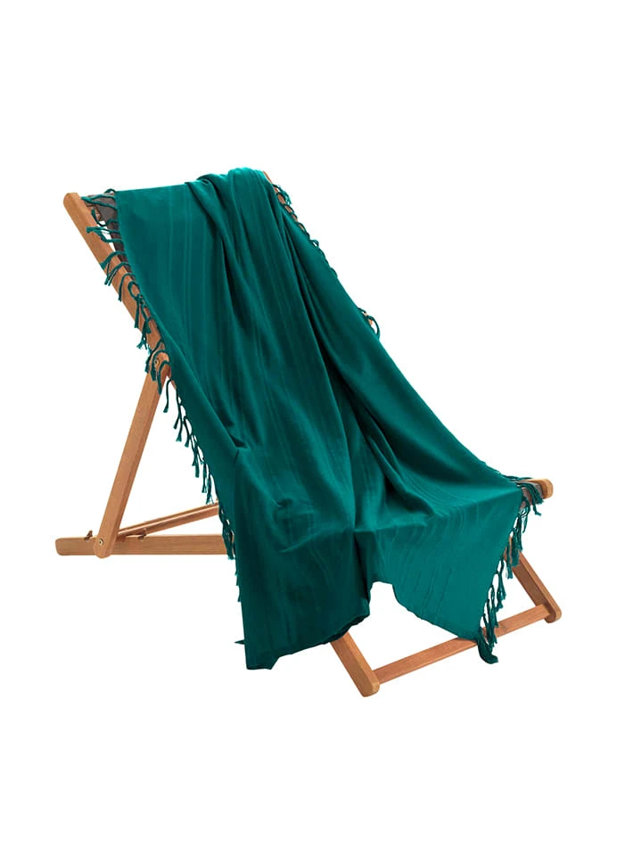 Überwurf "Lilia" in Grün Überwurf "Lilia" In Grün -Heimtextil Geschäft douceur dinterieur uberwurf lilia in grun