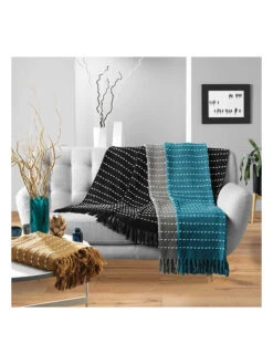 Überwurf "Neo Casa" In Grau 2 Überwurf "Neo Casa" In Grau -Heimtextil Geschäft douceur dinterieur uberwurf neo casa in grau 2