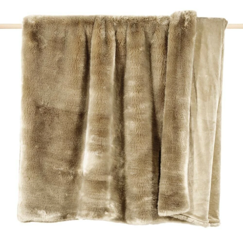 Decke SHERIDAN Felldecke Taupe Decke SHERIDAN Felldecke Taupe -Heimtextil Geschäft pad concept decke sheridan felldecke taupe