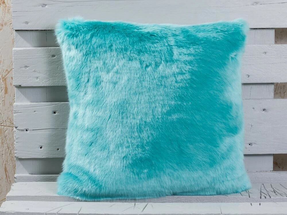 Kissen SHERIDAN Fellkissen Aqua Türkis 45x45 Kissen SHERIDAN Fellkissen Aqua Türkis 45x45 -Heimtextil Geschäft pad concept kissen sheridan fellkissen aqua turkis 45x45 1