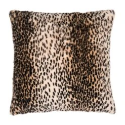 Kissen WILD Fellkissen Karamel 50x50