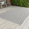 Outdoor Matte AKZENT Grau / Beige 200x300
