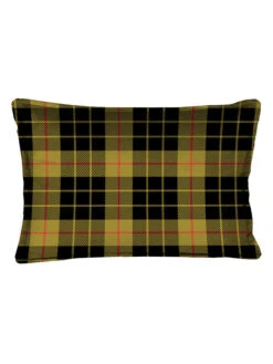 Kissenhülle "Tartan" In Gold - (L)50 X (B)35 Cm